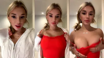 Breckie Hill Blows Up: Raw Blonde Teen Boob Flash — Full Fury