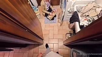 BeaSecrets Turns Savage: Ultra-Steamy Beatrice Segreti, Curly Hair Teen Getting Fucked in The Laundry Room — Watch Now