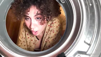 BeaSecrets Turns Savage: Ultra-Steamy Beatrice Segreti, Curly Hair Teen Getting Fucked in The Laundry Room — Watch Now