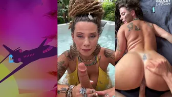 Indica Flower Breaks the Internet: Sensacional MrLuckyLife, Tattoo Hippie Girl Vacation POV Sextape — Click & Drool