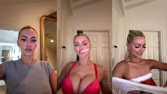 Lindsey Pelas Unleashed: Hardcore Chrstmas Lingerie Try-On-Haul — Puro Placer