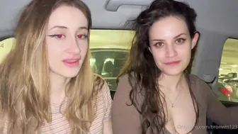 Bronwin Aurora Gets Lit:  Seductive Amateur FFM Threesome In The Car Backseat — Hot Unfiltered