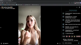 Caroline Zalog Goes Insane: Raw Halloween Cosplay Try-On-Haul Live Stream — Must‑See