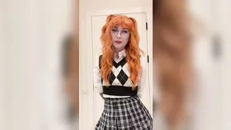 Hexx_Girl, Goth College Girl Shoving A Big Black Dildo Deep In Her Cunt