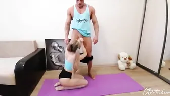 Blonde Personal Trainer Pushes Her Anal Limits