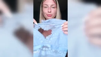 Alva Sjoberg, Blonde Supermodel Teasing Her Sexy Lingerie
