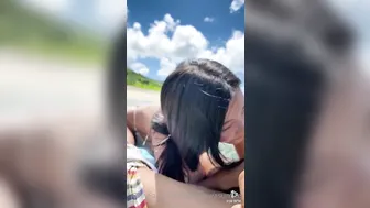 Mizukawa Sumire, Japanese Bikini Babe Sucking Big Cock On A Surfing Board