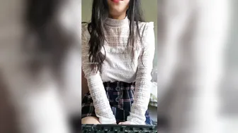 Funsized-Toy, Masturbating With A Mini Vibrator Before Class