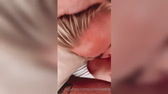 Julia Nyland, Blonde Swedish Girl Giving A Blowjob In Bed