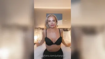 Julia Nyland, Masturbating With A Purple Vibrator In A Hotel Room
