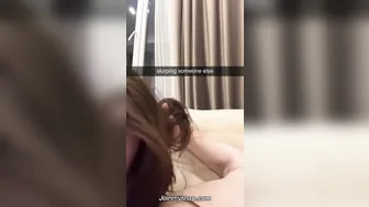 Cheating Girlfriend Gets Rough with a Snapchat Stranger