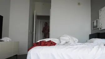 Ami Bue, Big Booty Ebony Slut Fucking A Stud In The Hotel Room