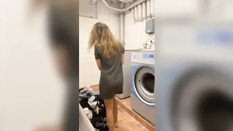 Emisecrets, Riding A Dildo On Top Of The Washing Machine