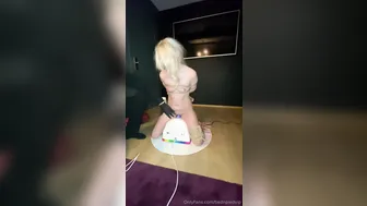 Tiednpied, Tied Up Swedish Girl Riding A Sybian Sex Machine