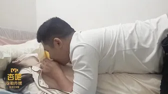 Young Asian Woman Pays Maintenance Fees with Rough Couch Sex