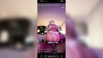 Belleolivia3, Blonde Bunny Bimbo Riding Cock On Livestream