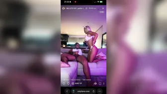 Belleolivia3, Bunny Camshow Girl Riding Cock On Livestream