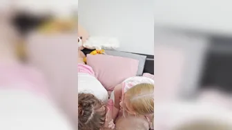 Abriebaby, Eveestarr18, Two Tiny Cute Teens Sharing A Big White Cock