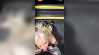 Belleolivia3, Blowjob And Fingering In The Apartment Stairwell