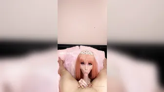 Abriebaby, Teen Princess Getting Fucked Hard In Her Pink Bed
