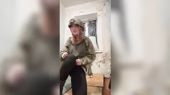 War Time Horny Pussy Relief: Russian Soldier Stuffs Mortar Shell Inside