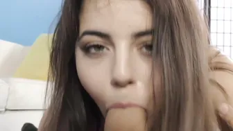 Kylie Quinn Teen Blowjob with Older Man On Her Knee