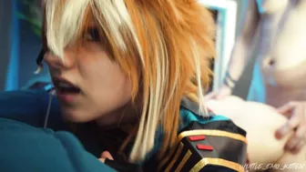 Little_Emo_Kitten, Foxy Cosplay Girls Getting Anal Fucked By A Big Cock