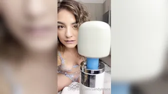 Sandyinlace, Reading Erotica And Vibrating Her Pussy