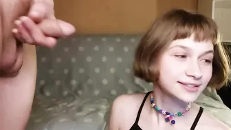 Mekyy No Neko– Short Hair Ginger Deepthroats White Cock on Webcam