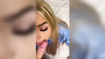 Alaska Clarke, Hot Babe In Jersey Getting Facialized