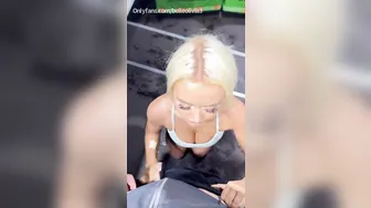Belleolivia3, Blonde Slut Sucking And Fucking Behind The Van