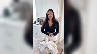 Thecollegestripper, Hot College Slu t Getting Her Cunt Creampied In The Kitchen
