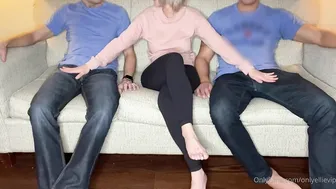 Hotwife_Ellie, Sexy Blonde Spitroasted By Two Hard Cocks