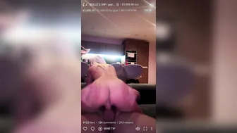 Belleolivia3, Blonde Camgirl Riding Cock Live On Stream Until She Cums