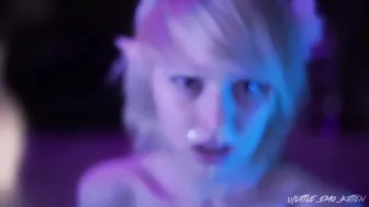 Little_Emo_Kitten, Cute Elven Slut Taking A Thick Load All Over Her Pretty Face