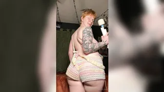 Aaliyah May, Riding A Vibrator Under Her Sweater Until She Soaks It