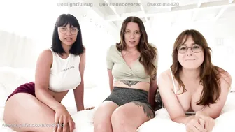 Delightfulhug, Oliviauncovered, Sextime420, College Girls Punishing A Panty Sniffing Loser With SPH And CEI Until He Breaks