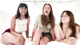 Delightfulhug, Oliviauncovered, Sextime420, College Girls Punishing A Panty Sniffing Loser With SPH And CEI Until He Breaks