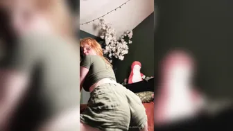 Aaliyah May, Thick Redhead Striptease At Home Until She’s Naked And Dripping