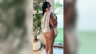 Jezzi.Xo, Thick Asian Working Out In See Through Lingerie Until Everything Shows
