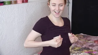 Haylee_Love, Redhead Teasing A Dildo With Her Tits Out Until She’s Dripping