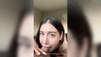 Thecollegestripper, Sloppy Morning Blowjob And Swallow Until She Takes Every Drop