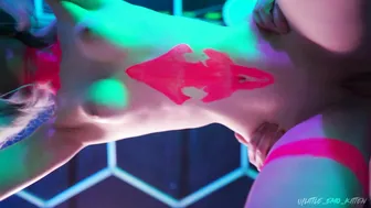 Little_Emo_Kitten, Cyberpunk Rebecca Cosplay Getting Her Ass Fucked By Bwc Until She’s Filled