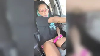 Missbnasty, Driving Around Town Vibrating Her Pussy Until She Cums Behind The Wheel