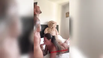 Sweet Cream on His Fat Cock, Then a Mouthful of Cum