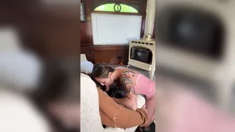 6Pears, Thick Blonde Wife Riding Her Husband After Work Until He Unloads Inside Her
