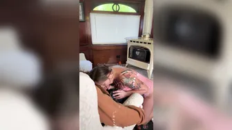 6Pears, Thick Blonde Wife Riding Her Husband After Work Until He Unloads Inside Her
