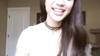 Delightfulhug, Vibing Her Pussy In White Stockings Until She Soaks Them