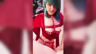 Little_Emo_Kitten, Horny Little Red Riding Hood Fucking For Christmas Until She’s Filled