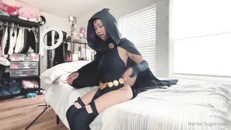 Harriet Sugarcookie, Hairy Asian Raven Getting Creampied Until It Leaks Out